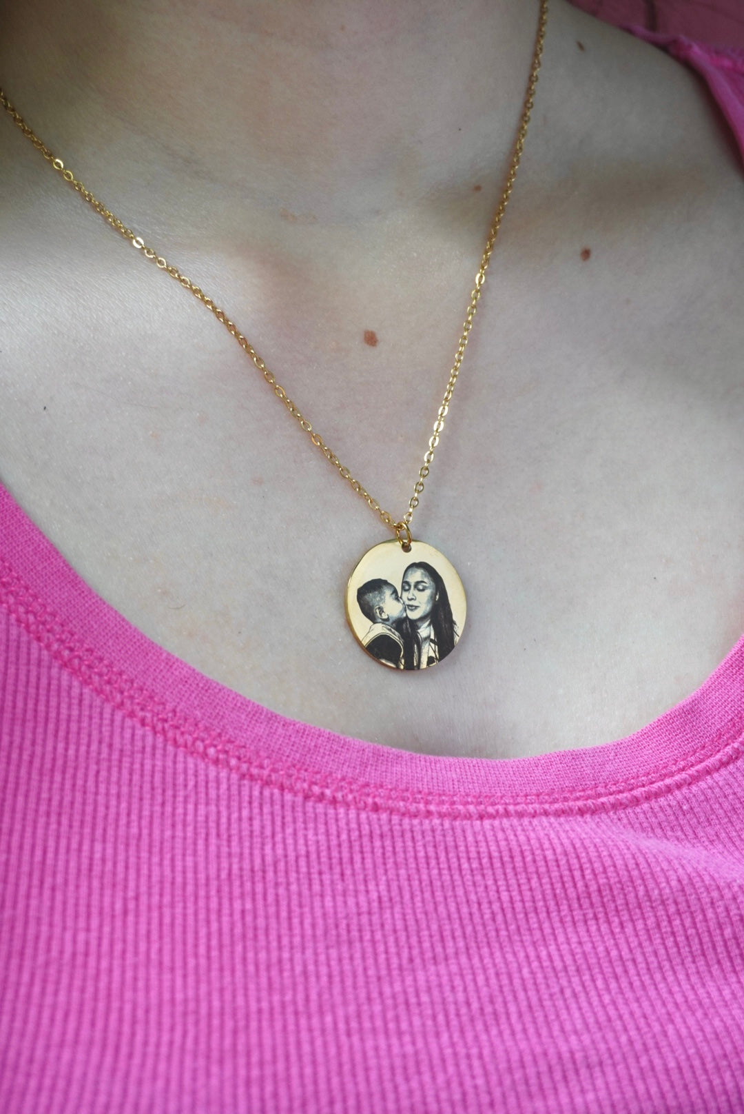 Collares grabados con fotos