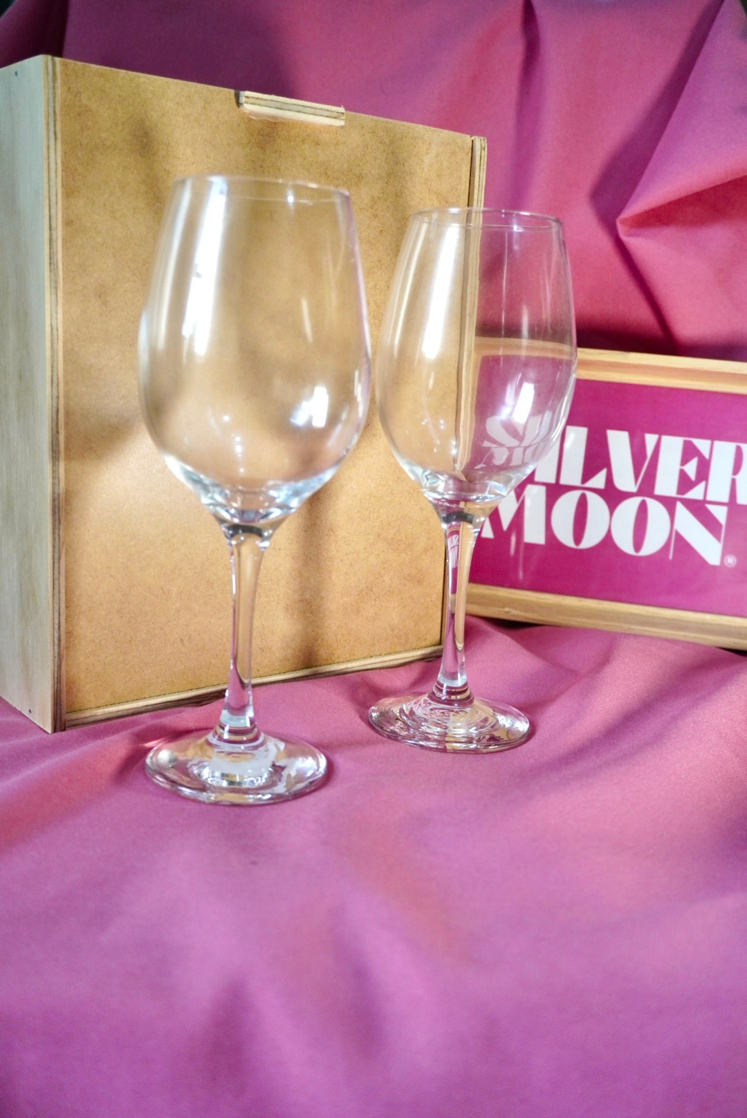 Set de 2 copas + caja personalizada