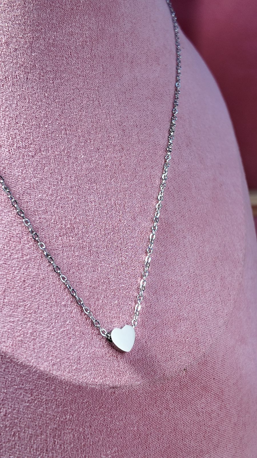 Collar mini de corazón
