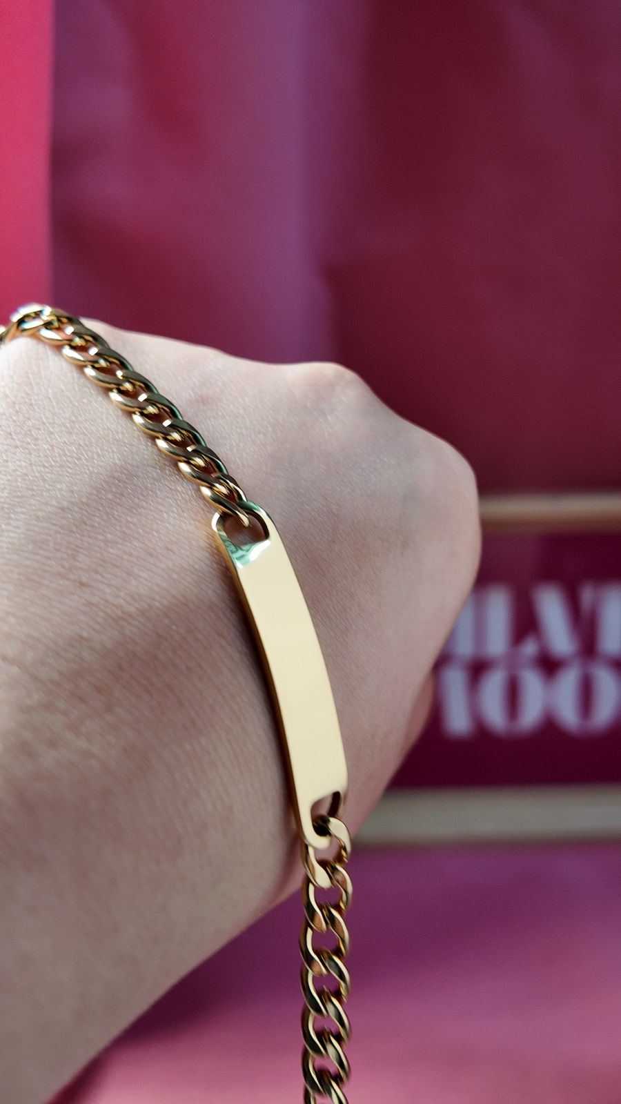 Pulsera de barra grande